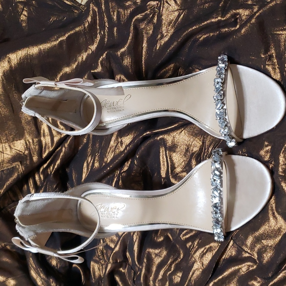 Badgley Mischka Jeweled Shoes